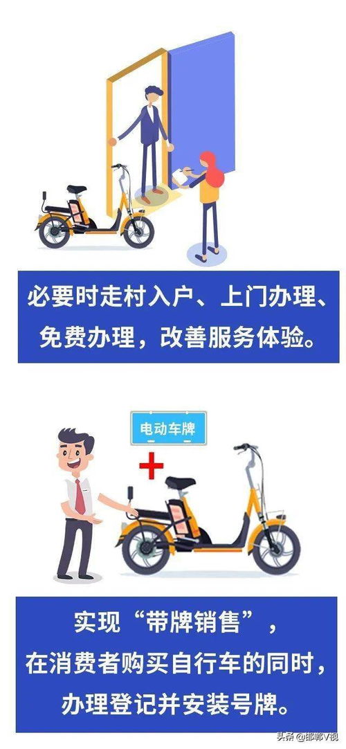 邯鄲市電動自行車登記上牌全攻略 資料、流程與銷售點須知